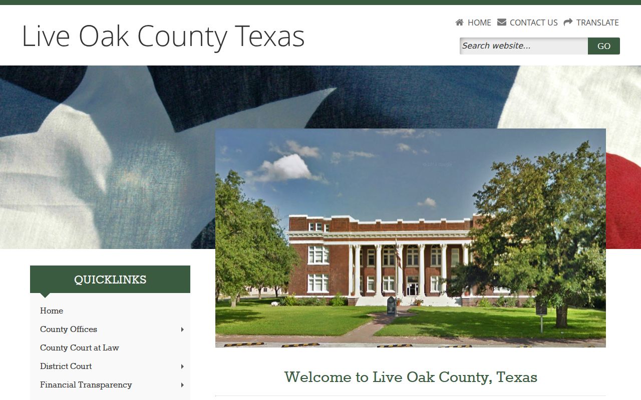 Live Oak County criminal records government office directory